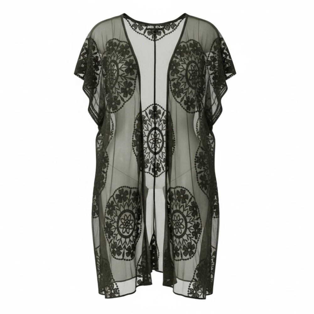 Shyanne Sheer Lace kimono
